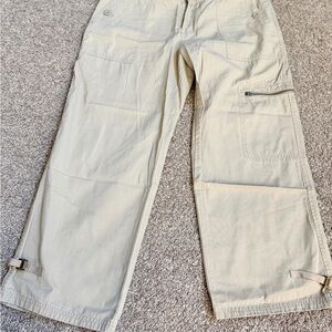 Eddie Bauer Ladies Light Tan Cargo Pants Size 10